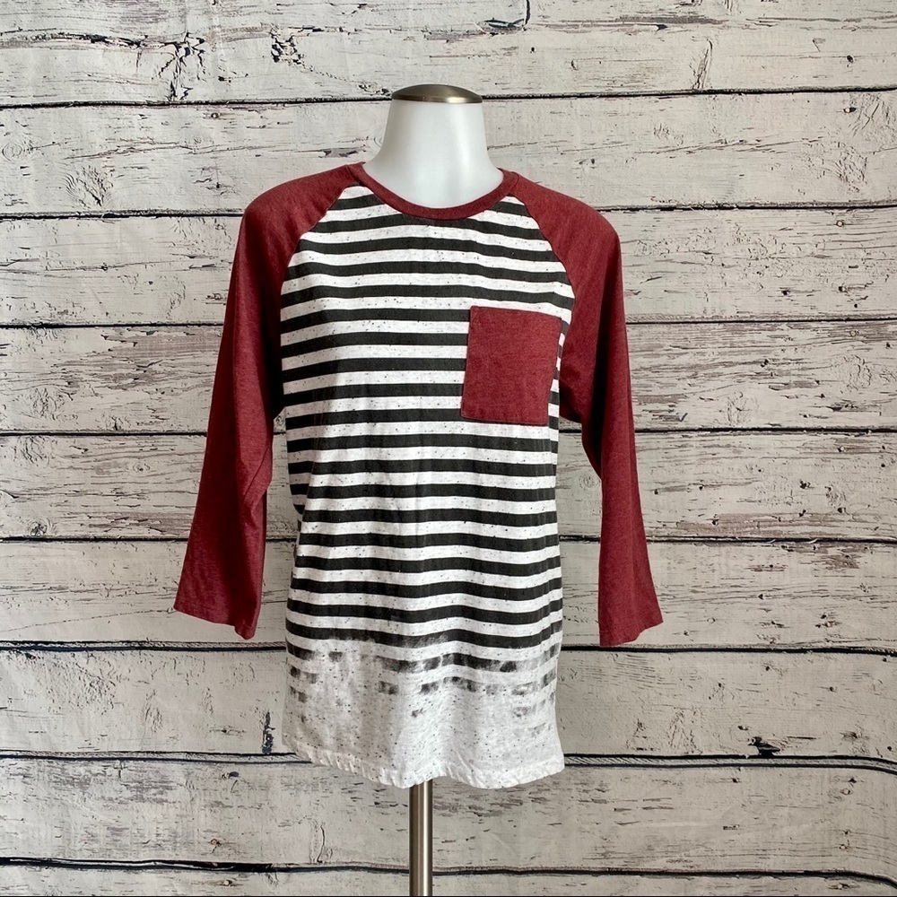 Stripped Carbon T Shirt